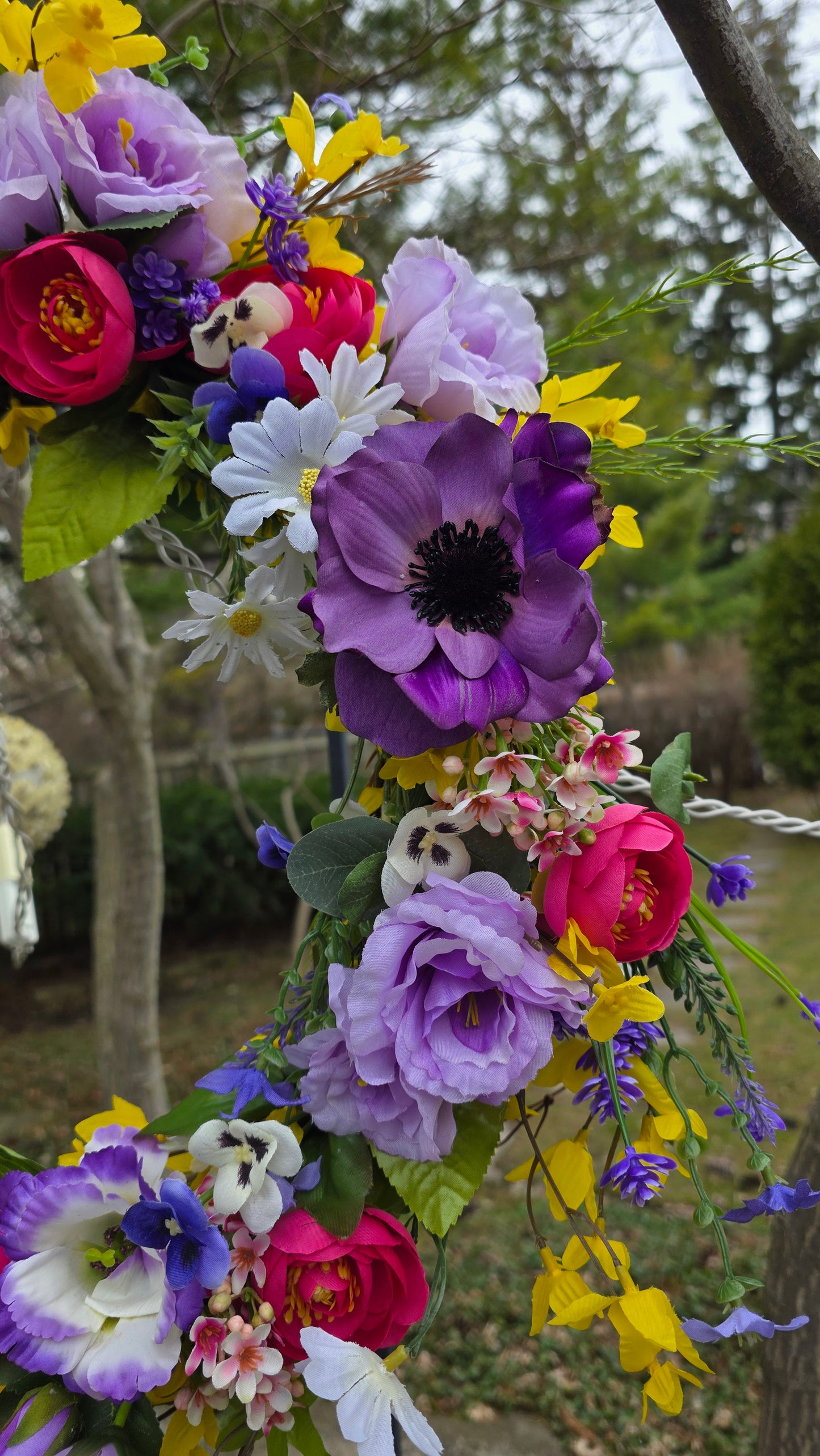 Vibrant Garden Party Wreath