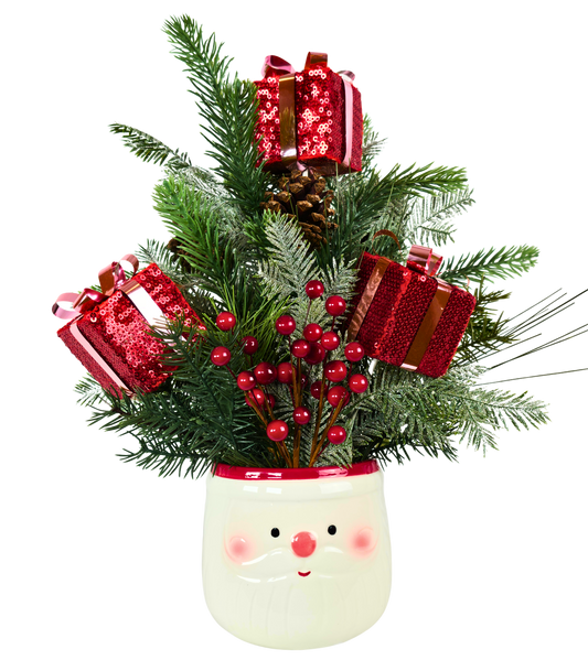 Santa's Gift Shop Mini Planter