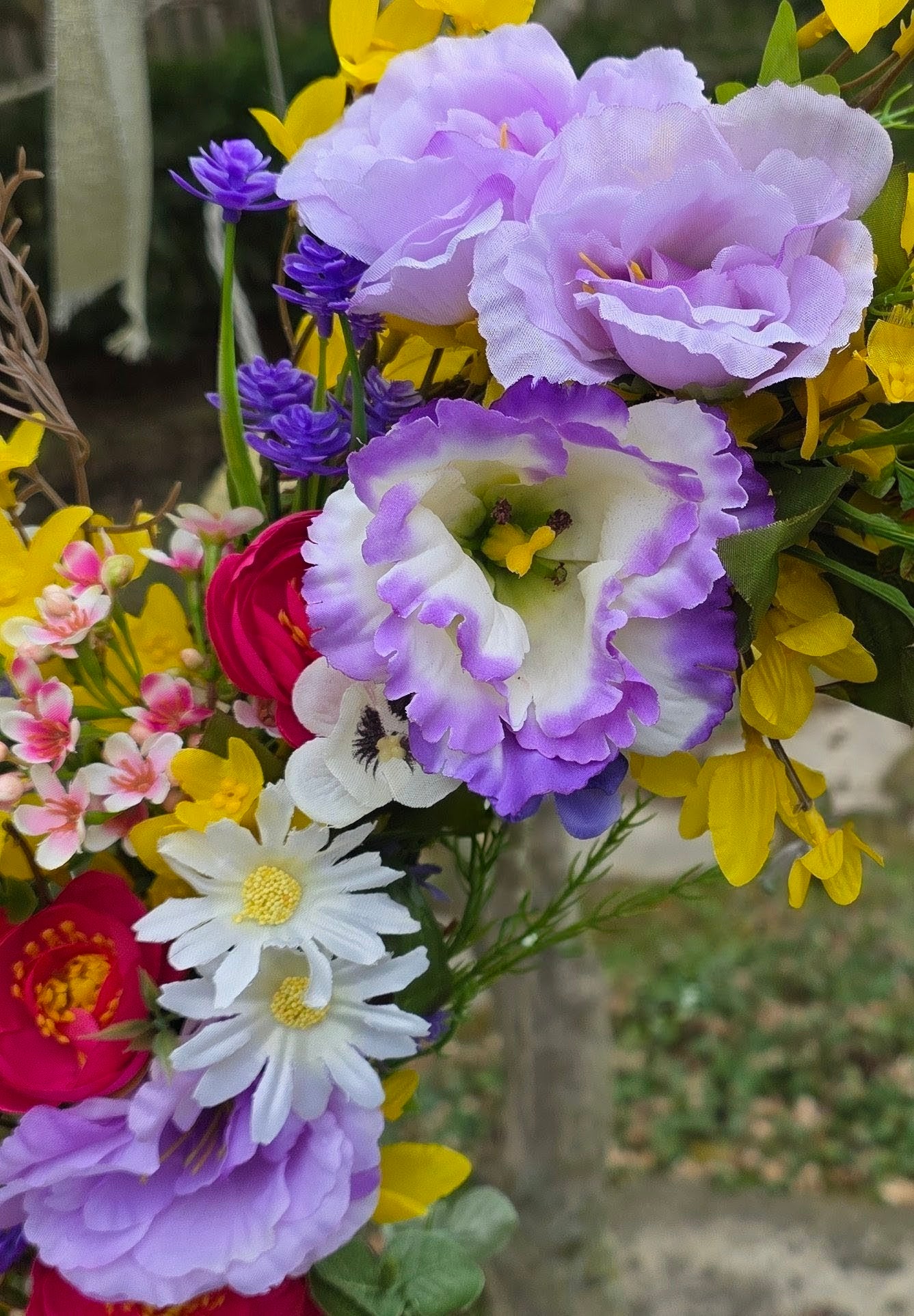 Vibrant Garden Party Wreath